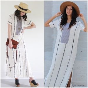 Ace & Jig Maya Maxi Dress in Chord